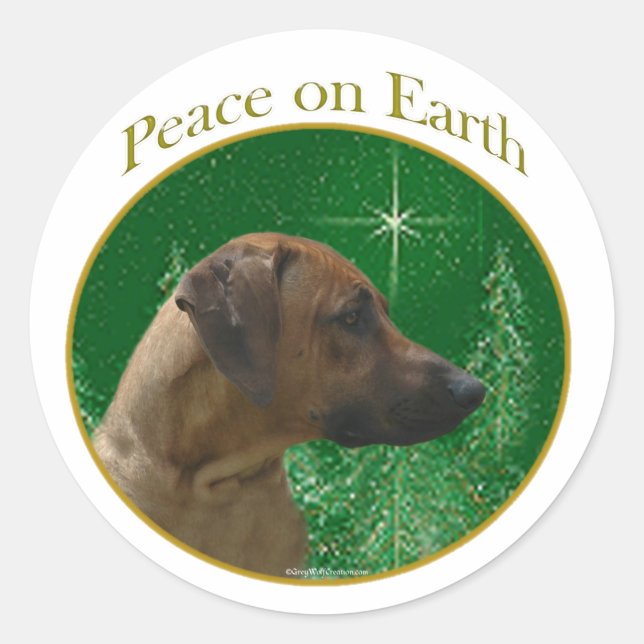Adesivo Ridgeback Peace (Frente)