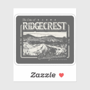 ADESIVO RIDGECREST KERN CALIFORNIA VINTAGE