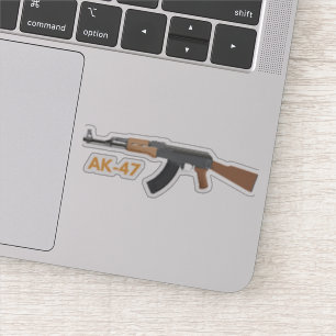 Adesivo Rifle de Assalto AK-47
