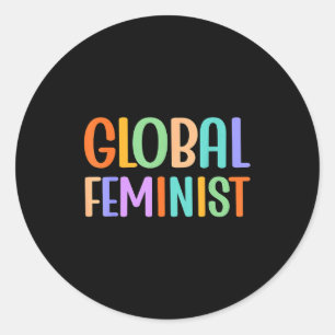 Adesivo Rig de Igualdade Feminista Global de Empoderamento