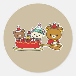 Adesivo Rilakkuma christmas