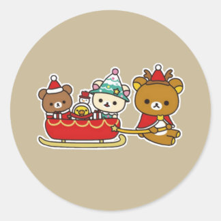 Adesivo Rilakkuma christmas