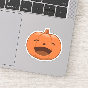 Adesivo Rindo de abóbora do Halloween