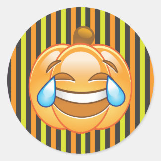 Adesivo Rindo de Pumpkin Emoji Sticker