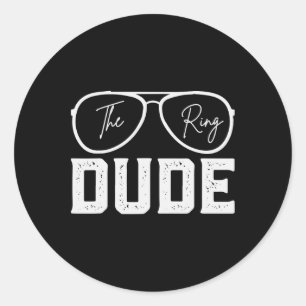 Adesivo Ring Bearer Festa de casamento Ring Security Duo M