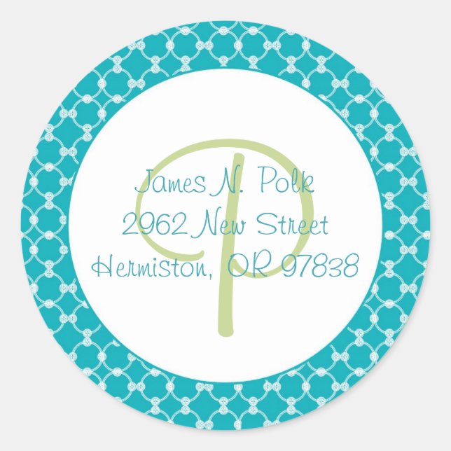 Adesivo Rings Rótulo de Endereço de Devolução Interligado (Frente)