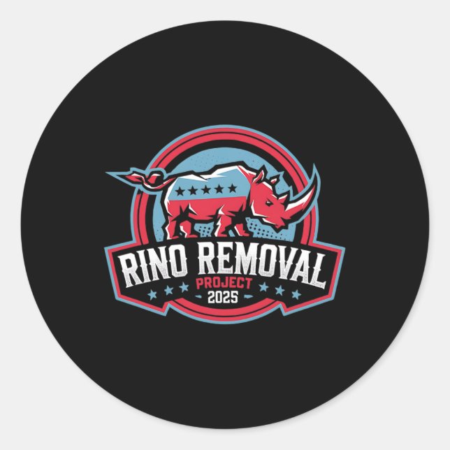 Adesivo Rino Remove Project Rrp Funny Trump Conservador (Frente)