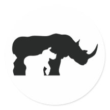 Rinoceronte Negro e Branco