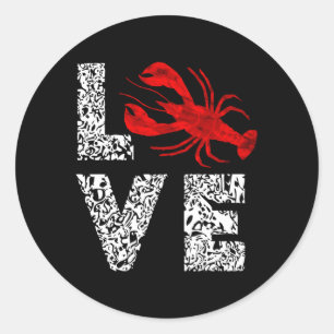 Adesivo Rio Cajun Crawfish Crayfish Marisco Caranguejos D