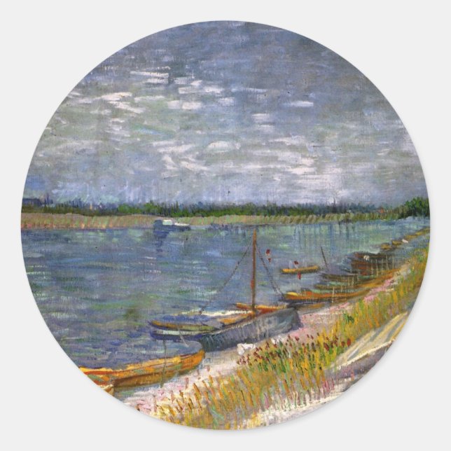 Adesivo Rio com botes em rufo por Vincent van Gogh (Frente)