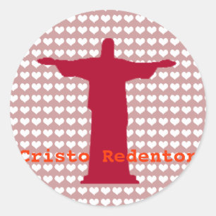 Adesivo ~ Rio de Janeiro de Cristo Redentor. Brasil