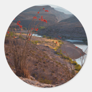 Adesivo Rio Grande Atravessa O Deserto De Chihuahuan