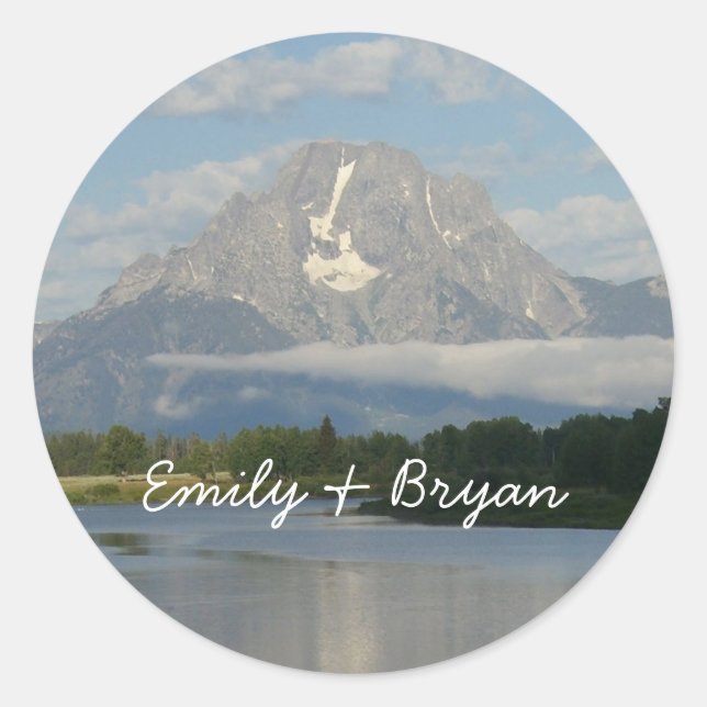 Adesivo Rio Jackson Hole no Parque Nacional Grand Teton (Frente)