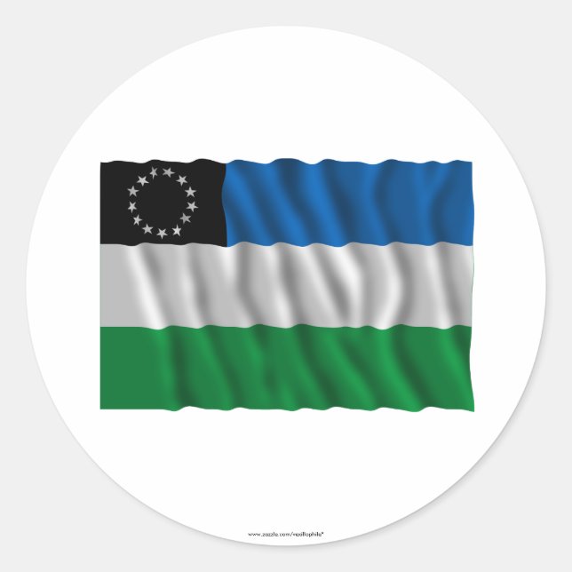 Adesivo Río Negro com bandeira (Frente)