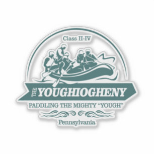 Adesivo Rio Youghiogheny (rafting2)