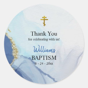 Adesivo Rios de Água Viva Batismo Cristão Ortodoxo