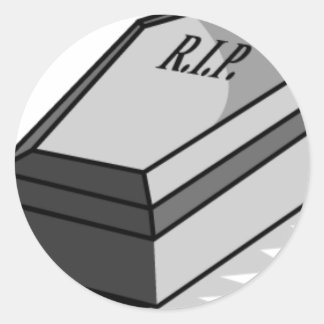 Adesivo RIP Coffin