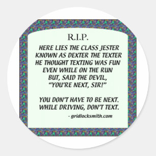 Adesivo RIP-DEXTERoTEXTER