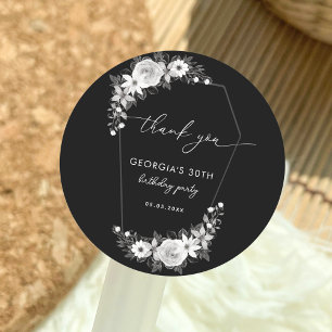 Adesivo Rip To My 20 Black aniversário de 30 anos Obrigado