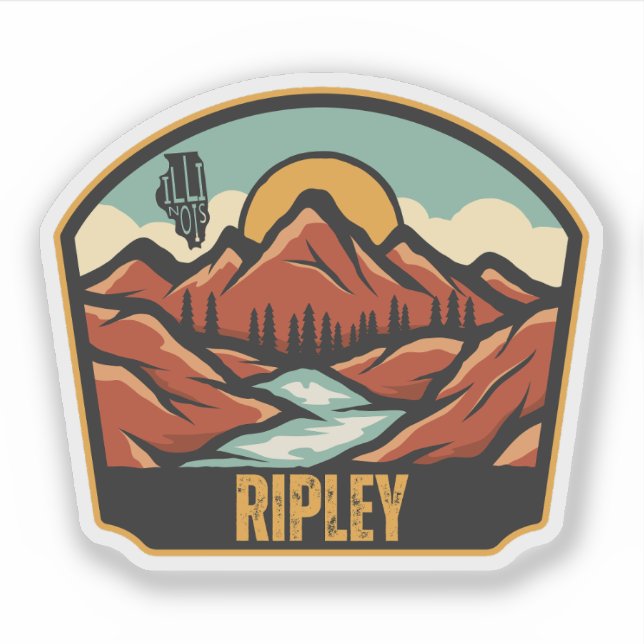 Adesivo Ripley, Illinois  (Frente)