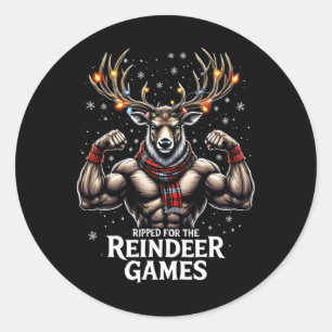 Adesivo Ripped For The Games Engraçado Workout R