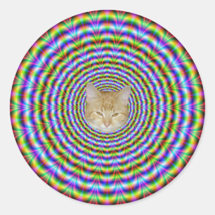 Adesivo Ripplas de Neon Psicodélicas Redondas