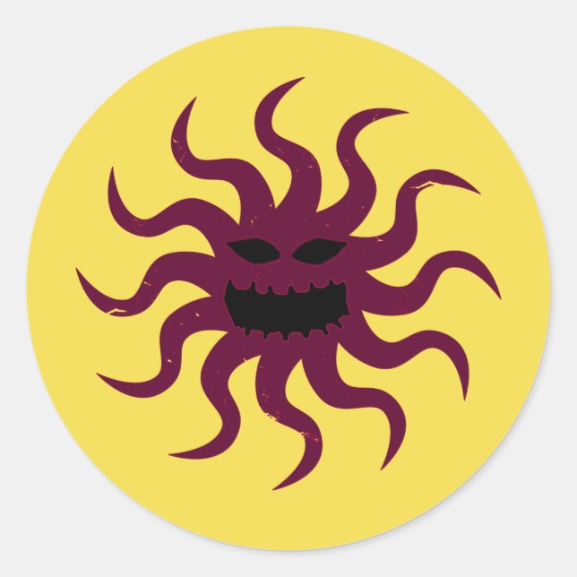 Adesivo Rir sol arte Escura (Frente)