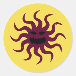 Adesivo Rir sol arte Escura