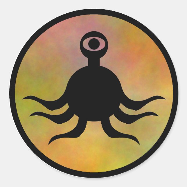 Adesivo Risco de monstro do Tentacle (Frente)