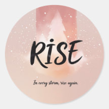 Rise Love Simple Modern Script 2 Photo Snow Globes