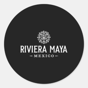 Adesivo Riviera Maya México Lembrança Retro Férias ao Sol