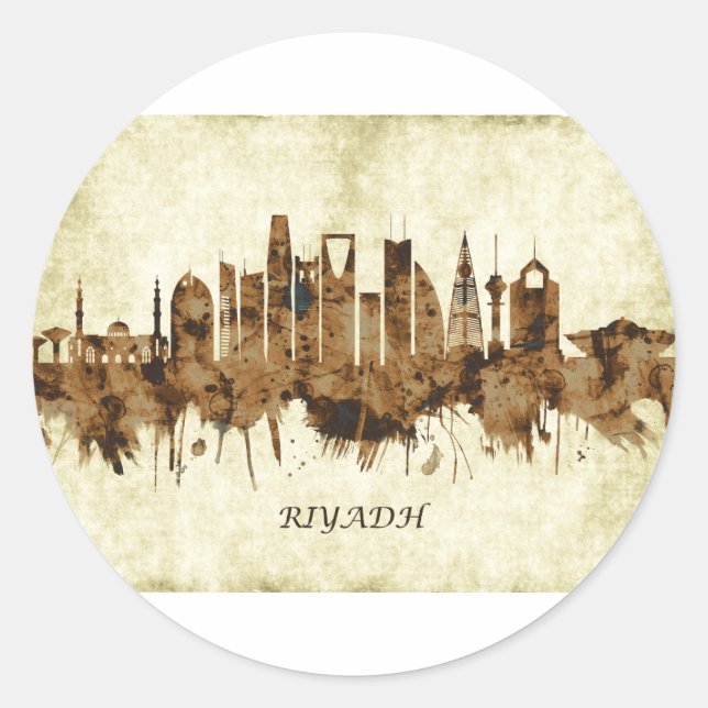 Adesivo Riyadh Arábia Saudita (Frente)