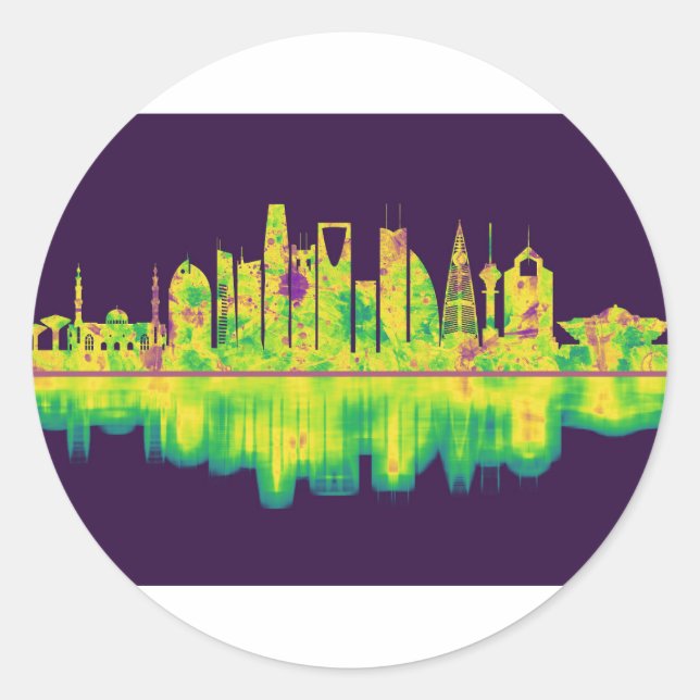 Adesivo Riyadh Arábia Saudita Skyline (Frente)