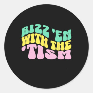 Adesivo Rizz Em Com O Tism Educação Especial Conscientizaç