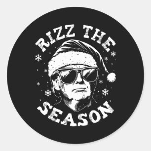 Adesivo Rizz The Season Encantado Trump Feliz Papais noeis