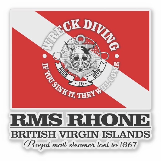 Adesivo RMS Rhone (melhores destroços) (Frente)
