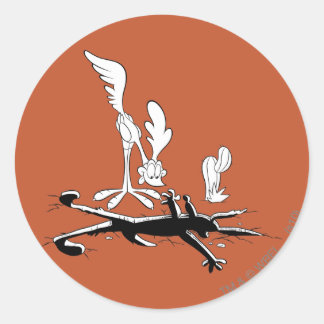 Adesivo ROAD RUNNER™ e WILE E. COYOTE™ Shaple Hole
