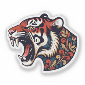 Adesivo Roaring Tiger Sticker