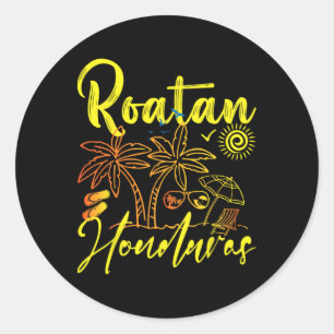 Adesivo Roatan Souvenirs Honduras Beach Honduras Vacing Ho