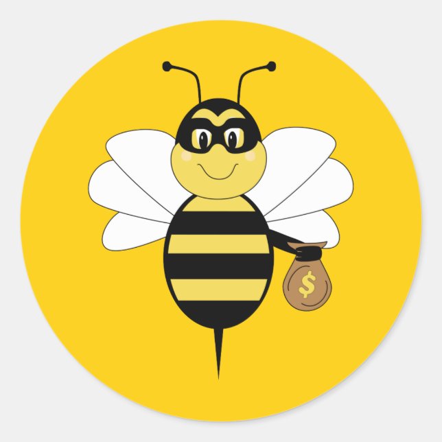 Adesivo RobBee Bumble Bee Sticker (Frente)