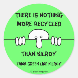 Adesivo Robert Kilroy Green Sticker