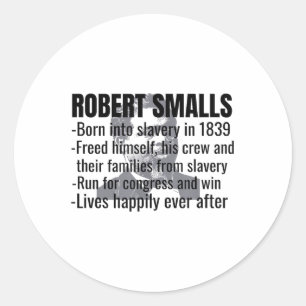 Adesivo Robert Smalls Life, História Negra Mês _1