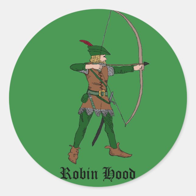 Adesivo Robin Hood Sticker (Frente)
