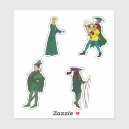Adesivo Robin Hood Sticker 4 pack n.o 2