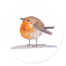 Robin Watercolor