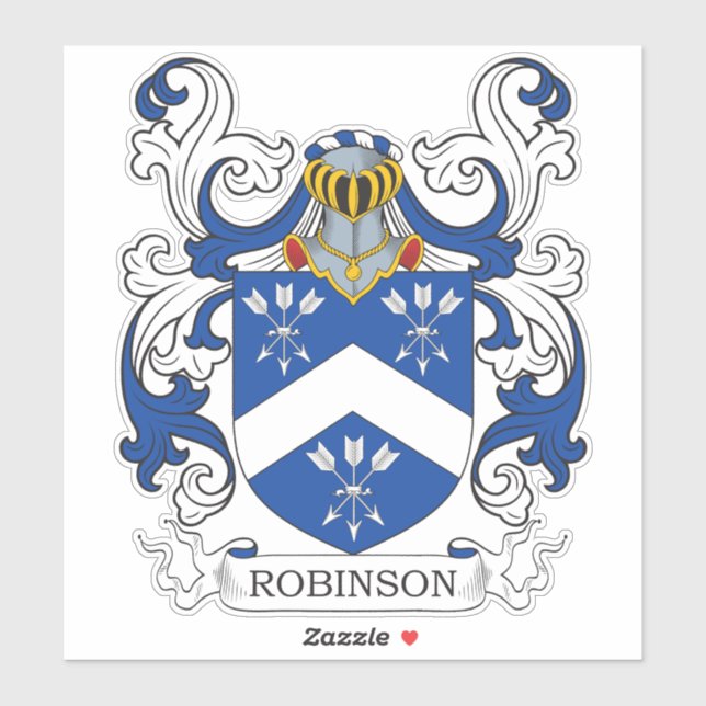 Adesivo Robinson Family Crest (Folha)