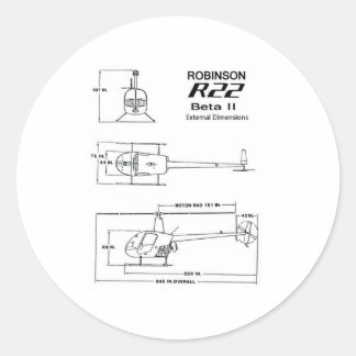 Adesivo Robinson R-22