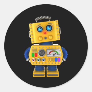Adesivo Robô de brinquedo inocente