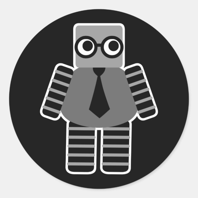 Adesivo Robô inteligente (Frente)