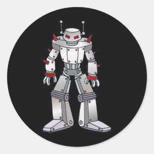 Adesivo Robô médio com pontos